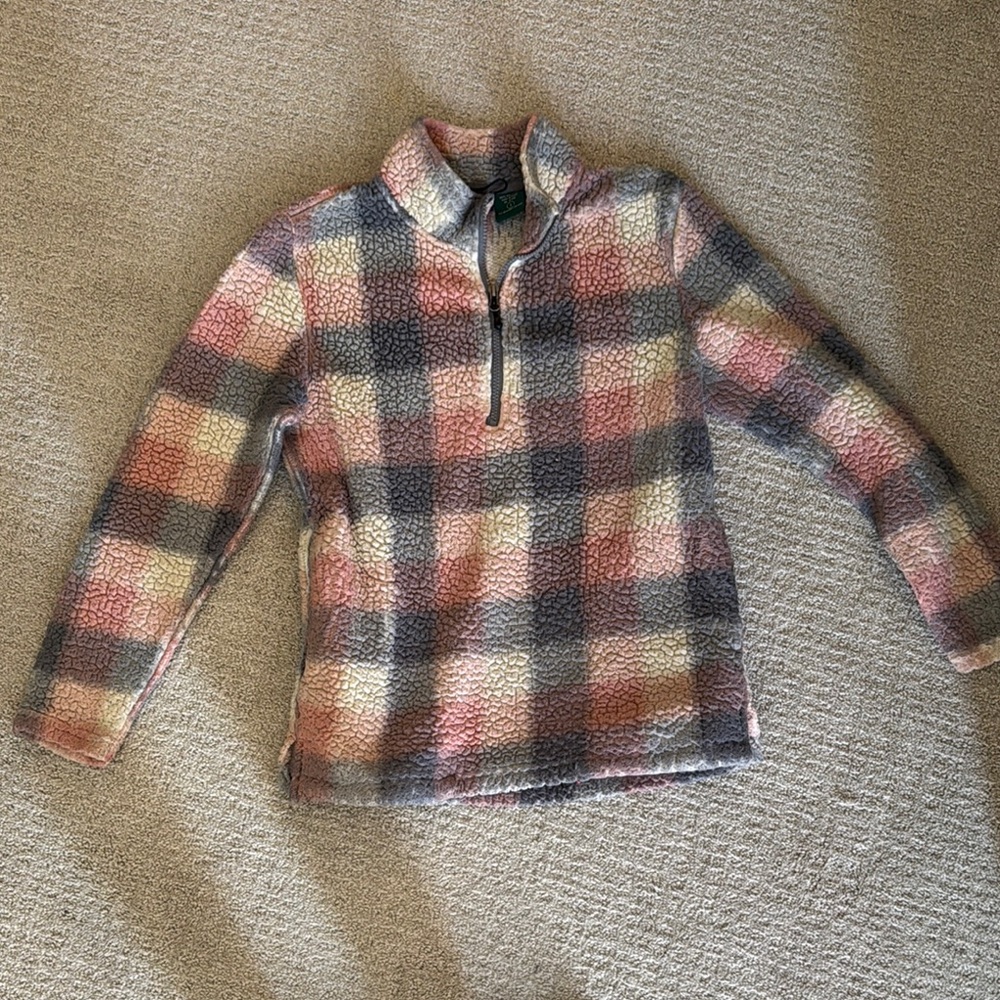 Stillwater Plaid Fleece Quarter-Zip Pullover